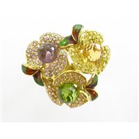 Anneau Damiata Gioielli Femme in Or jaune Quarzo idrotermale 4315/102/1-D199 - 4315/102/1-D199